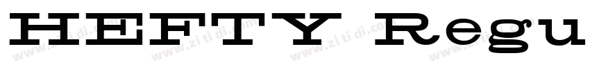 HEFTY Regular字体转换